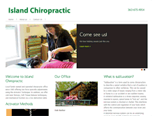 Tablet Screenshot of islandchiropracticonline.com
